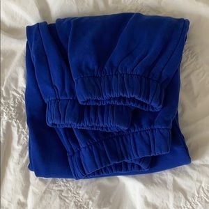 Royal blue rosa sweatpants rare brandy mellville